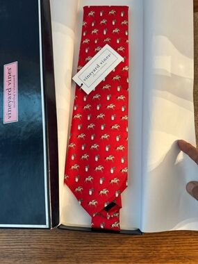 NWT Vineyard Vines Kentucky Derby Mint Julip Tie